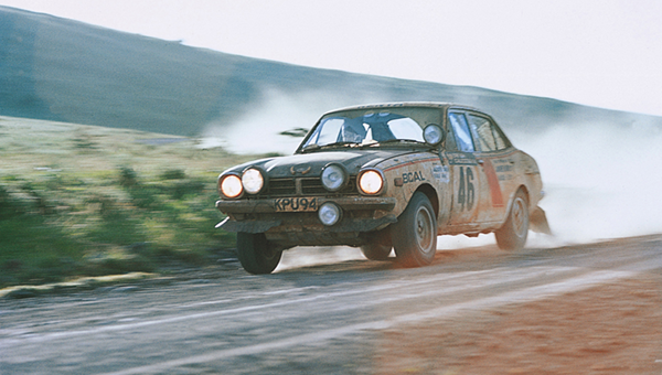 1973 Mitsubishi Lancer vainqueur du Rallye Safari en WRC 1973