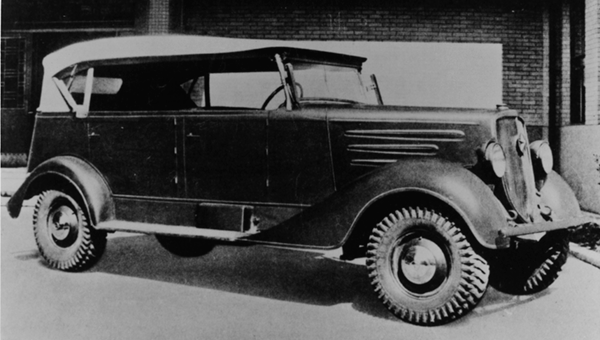 1937 MITSUBISHI px33 - Premier véhicule à transmission intégrale lancé au japon