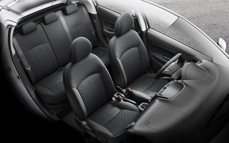 Confort optimal intérieur d'une voiture Mitsubishi Space Star