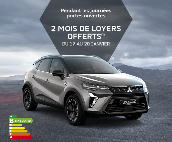 NOUVEL ASX - À PARTIR DE 239€/MOIS<sup>(3)</sup> NOUVEL ASX - À PARTIR DE 239€/MOIS<sup>(3)</sup>